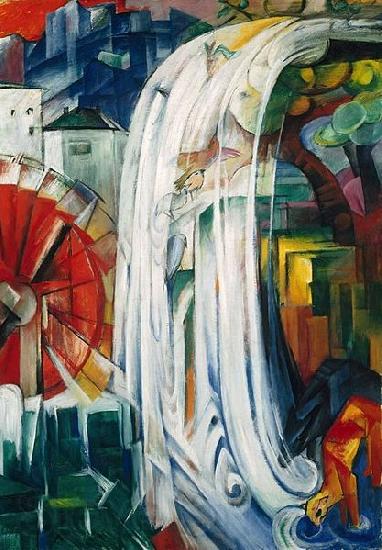 Franz Marc Bewitched Mill Germany oil painting art